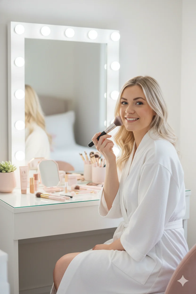 Tocador de maquillaje - Autoexpresión, rutina de belleza natural